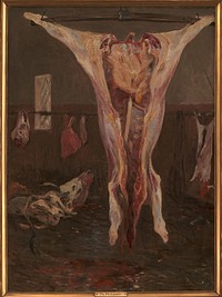 A Slaughtered Ox, Rome by Theodor Philipsen