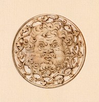 Chased Silver Medallion