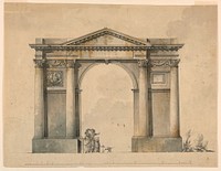 Design for a Triumpal Arch for Napoleon I, Bergamo, Italy