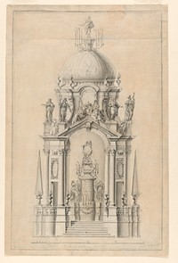 Elevation of a Royal Catafalque, Luca Arinelli