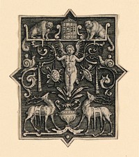 from a series of 12 "Ornaments for Goldsmiths" Grotesques