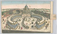 Peep-Show Print: St. Peter's Basilica, Rome