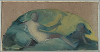 Study for a Tympanum with Reclining Figure, Pierrevictor Galland