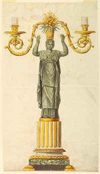 Design for a Candlestick, Luigi Righetti