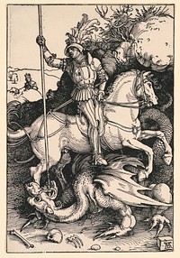 St. George Killing the Dr, Albrecht Drer