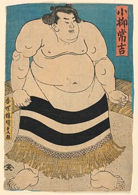The Sumo Wrestler, Koyanagi Tsunekichi, Utagawa Kunisada