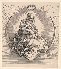 Virgin on the Crescent (Title Page of the Life of the Virgin), Albrecht Drer