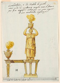 Design for an Andiron, Luigi Righetti