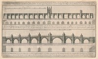 Plans for the New London Bridge, Benjamin Cole