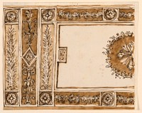 Design for an Embroidered Frontal, Giuseppe Barberi
