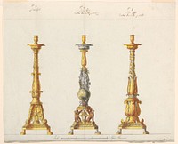 Three Designs for Candlesticks