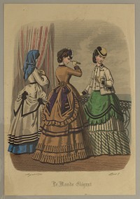 Fashion Plate from Le Monde Elégant