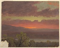 Sunset in Jamaica, Frederic Edwin Church