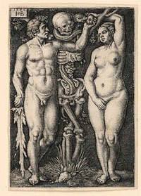 Adam and Eve, Hans Sebald Beham