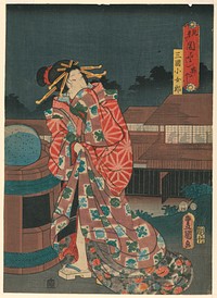 Geisha, Utagawa Kunisada