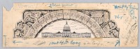 U.S. Capitol Building, Under an Arch of the Thirteen States, James Henry Moser