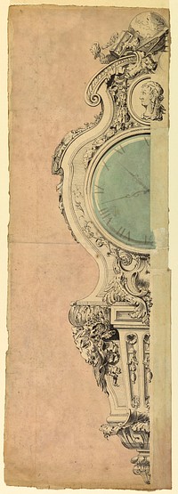 Design for a Cartel Clock, Gillesmarie Oppenord