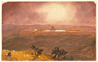 Jerusalem from the Mount of Olives, Frederic Edwin Church