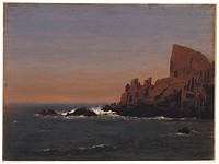 Rocks off Grand Manan Island, Canada, Frederic Edwin Church