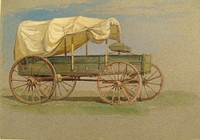 A Covered Wagon, Samuel Colman