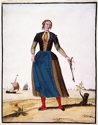 Fisherwoman with a Catch