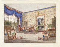 The Drawing Room at Middleton Park, Oxfordshire, William Alfred Delamotte