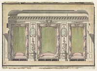 Wall Elevation for an Antechamber or Salon