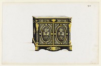 Design for a Cabinet in the "Boulle" Stylem, Pagny