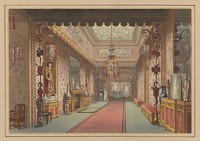 Chinese Gallery As It Was, Plate XV in Illustrations of Her Majesty's Palace at Brighton...Printed by T. Sutherland, Frederic Lewis, Robert Havel Jr., and M. Dubourg. Published by J. B. Nichols and Son, London, England, 1838, John Nash