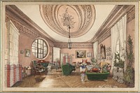 Interior of a Salon, Vladislav Dmochowski