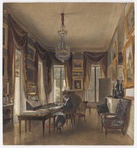 The Study of King Louis-Philippe at Neuilly, James Roberts
