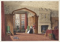 An Elizabethan Room at Lyme Hall, Cheshire, Joseph Nash The Elder