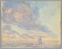 Study of clouds, Rome, Italy, Francis Augustus Lathrop