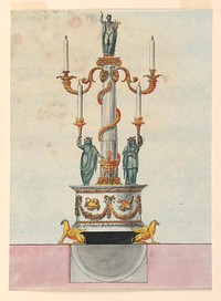 Design for a Candlestick, Luigi Righetti