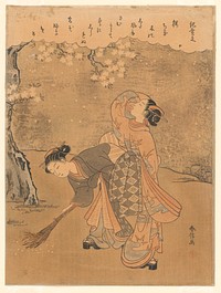 April, from series of "Social Customs...", Suzuki Harunobu