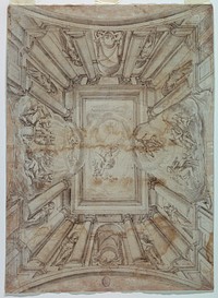 Project for a Painted Ceiling, Cesare Sermei