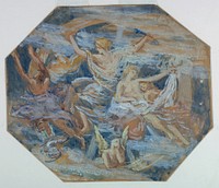 Study for "Zodiac", Francis Augustus Lathrop