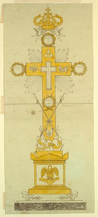 Elevation of a Reliquary Cross, Pietro Belli