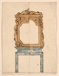 Design for a Chimneypiece, with Alternative Suggestions for the Overmantel Frame