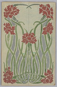 Design for a Book Cover, Alice Cordelia Morse