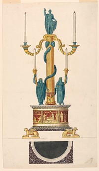 Design for a Candlestick, Luigi Righetti