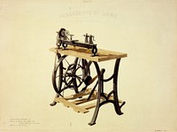 Perspective of Lathe, Thomas Eakins