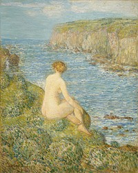 Nymph And Sea by Frederick Childe Hassam