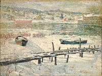 Harlem River in Winter, Ernest Lawson