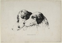 Untitled (Heads of three dogs), Smithsonian National Museum of African Art