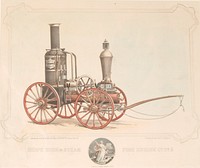 Lithograph, "Hope Hose and Steam Fire Engine Co.", Smithsonian National Museum of African Art