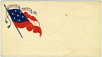 Post-Civil war souvenir patriotic cover