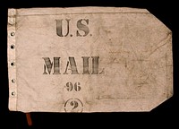 Church Street Post Office mail sack