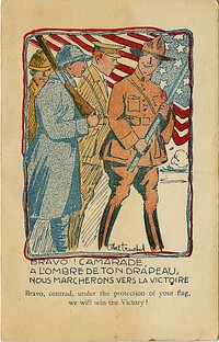 French postcard from World War I