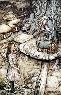 Alice's adventures in Wonderland (1916) by Arthur Rackham 